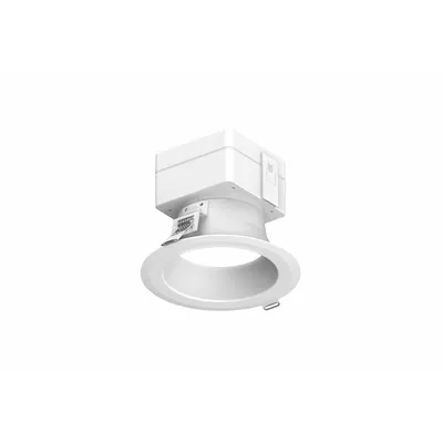 LUMINATION Downlight: 4 in Dia, 1,500 lm, 3000K, 59.5 W, 120 to 277V AC - Standard-Profile Canless Downlights