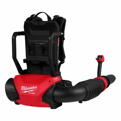 MILWAUKEE Battery-Powered Backpack Leaf Blower: Cordless, 650 cfm Max Air Flow, 65 dB or Less - Battery-Powered Backpack Blowers