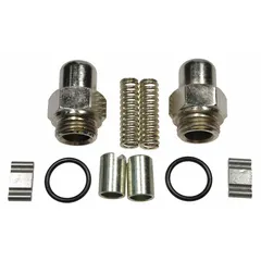 This repair kit includes double plunger components for servicing compatible Dayton equipment. It is designed to replace worn parts in industrial machinery, helping restore proper function. Compatible with Dayton model 4AYD6.