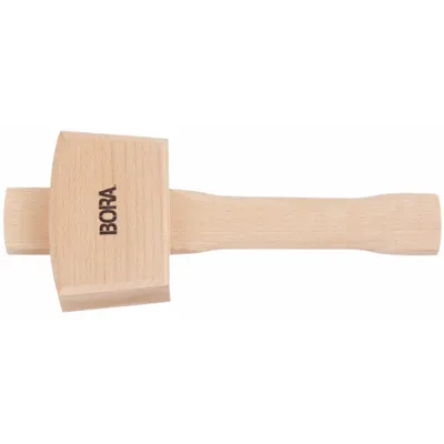 FOOTPRINT TOOLS Wooden Mallet: Wood Handle, 15 oz Head Wt, 2 in_3 in Dia, 4 1/2 in Head Lg - Wooden Mallets