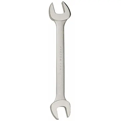 PROTO Open End Wrench: Alloy Steel, Black Oxide, 1 1/4 in_1 5/16 in Head Size - SAE, Double End, Open End Wrenches