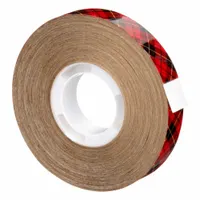 3M Transfer Tape: 1/2 in Wd, 18 yd Lg, 5 mil Thick, Kraft Paper, Acrylic, Transparent, UV-Resistant (MPN 70006040060)