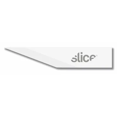 SLICE Craft Blade: 1 1/4 in Blade Lg, 0.82 mm Blade Thick, Ceramic, 1/4 in Blade Wd - Replacement Precision Knife Blades