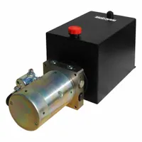 MAXIM Hydraulic Power Unit: 1.3 gpm, 2,500 psi Max. Pressure, 4 qt Reservoir Capacity, 12V DC, Poly (MPN 253157)