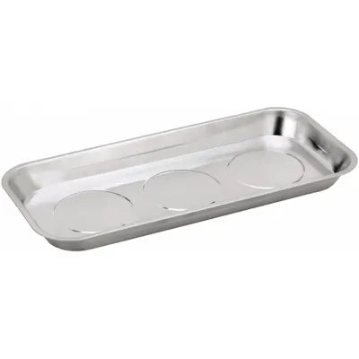 WESTWARD Magnetic Tray: Rectangular Tray, 14 in Overall Lg, 6 1/4 in Overall Wd - Magnetic Parts Trays
