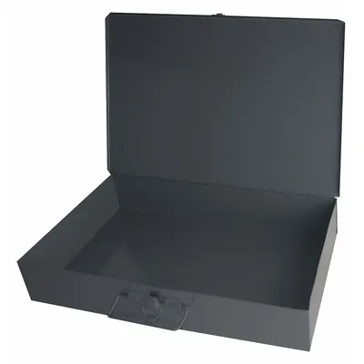 DURHAM MFG Small Compartment Box,Empty,Inserts Ar: 13 5/8 in x 9 7/8 in x 2 1/8 in, 0 Compartments - Small Compartmented Boxes