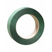 SIGNODE POLYESTER Strap: 1 1/4 in Strapping Wd, 0.05 in Thick, 4,000 lb Break Strength, Green, 1 (MPN 2X2208)