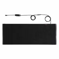 This HEATTRAK snow-melting mat measures 36 inches wide by 15 feet long, with a 1/2-inch thickness and 1620W output at 120V AC. It is black and complies with UL Standard 499. Designed for permanent installation on walkways, ramps, and entryways to prevent ice accumulation and enhance pedestrian safety