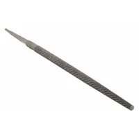 Machinists File: Round, Single-Cut, Safe Edge Cut, Bastard Cut, 6 in Lg without Tang, 7/32 in Thick (MPN 11716)