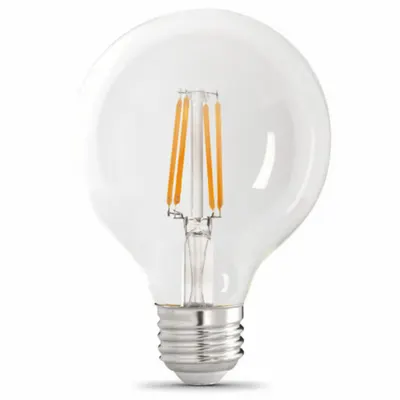 FEIT ELECTRIC Compact LED Bulb: Medium Screw (E26), LED, (G) Globe, G25, 12 W Watt, 2700K - Medium Screw Base (E26) Lamps