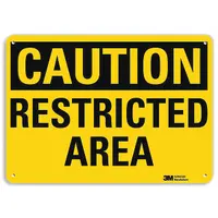 Caution Sign: Aluminum, Mounting Holes Sign Mounting, 7 in x 10 in Nominal Sign Size, Engineer Grade (MPN U4-1632-RA_10X7)