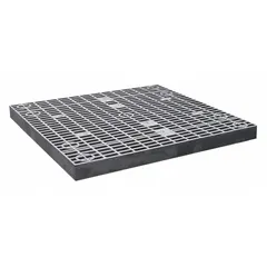 Vented shelf for use with DuraShelf models A3636A, A3636B, D3636, S3636A, S3636B, S3636x3, S3636x4, and W3636. Provides a ventilated surface for storage in material handling applications.