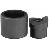 ECLIPSE Knockout Punch and Die Kit: 10 ga Sheet Metal Capacity (Steel), 1/2 in Nominal Size, Round (MPN 902-485)