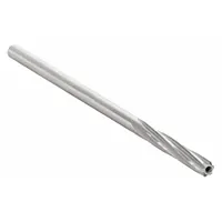This spiral-flute chucking reamer is made from cobalt for enhanced wear resistance. With a 10 mm (0.3937 in) diameter and right-hand cutting direction, it is used for precision hole finishing in metalworking, including ferrous and non-ferrous materials
