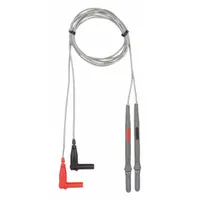POMONA Test Leads: CAT II 1000V, Std Probe, Right Shrouded Plug, 3 1/4 ft Lg, 20 AWG Wire Size (MPN 6275)