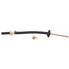 Fuel filter designed for use in HVACR systems to remove contaminants from fuel lines. Compatible with manufacturer part numbers MH-70-SS-A and MH-80-OFR. Helps protect burners and engines by ensuring clean fuel flow.