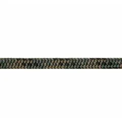 This shock-absorbing rope is a static kernmantle type made of nylon with a 3/16 in diameter and a working load limit of 115 lb. It is suited for general utility tasks such as securing loads, rigging, and industrial tie-downs where light-duty shock absorption is needed.