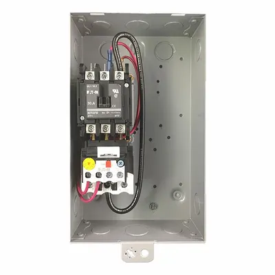 EATON Definite Purpose Starter: Non-Reversing, 2 Poles, 25 A, 120V AC Coil - Enclosed Non-Reversing Starters with Thermal Overloads