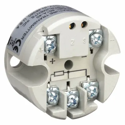 Dwyer Series 651 RTD Temperature Transmitter, 212°F, 4-20mA, Head-Mount, 651A-10 - Standard Temperature Transmitters with Head-Mount