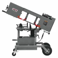 JET Band Saw: Combo Horizontal/Vertical, 115V AC, 8 in x 5 1/2 in, 64 to 247 SFPM, 14.0/7.0 A (MPN HVBS-10 DMW)