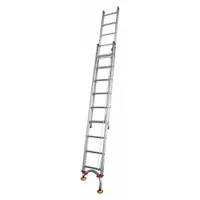 TIVOLI Extension Ladder: 20 ft Ladder Size, Aluminum, 300 lb Load Capacity, 36 lb Wt, 2 Sections (MPN PROX20)