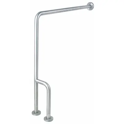 OEM Floor to Wall Grab Bar: Angled - Wall- & Floor-Mounted Grab Bars