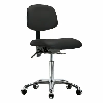 OEM Vinyl Lab Chair, Armless, Height Range 21 1/2 in to 29 in - Vinyl Lab Chairs