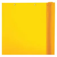 STEINER Welding Curtain Roll: Vinyl, 5 ft Ht, 75 ft Wd, Yellow (MPN 334-60-25GR)