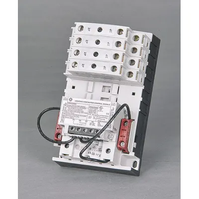 GE Lighting Magnetic Contactor: 8 Poles, 277V AC, 30 A, 3-Wire - Mechanically Held Lighting Contactors