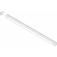 Aluminum replacement track for LCN Series 9130 door operators. Used to maintain or repair automatic door systems in commercial and industrial facilities