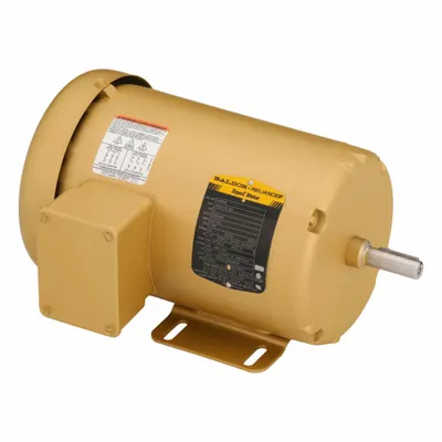 BALDOR General Purpose Motor: Rigid Base Mount, Totally Enclosed Fan Cooled, 2 hp - Rigid Base 3-Phase General Purpose AC Motors