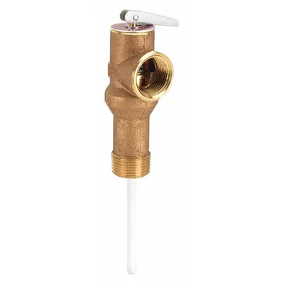 Watts Temperature and Pressure Relief Valve: Section IV ASME Section, MNPT x FNPT - ASME Section IV Temperature & Pressure Relief Valves