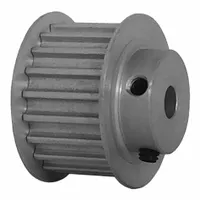 DAYTON Timing Pulley: Curvilinear, Fixed, For 15 mm Belt Wd, 20 Teeth, 5 mm Pitch, Aluminum (MPN 20-5M15-6FA3)