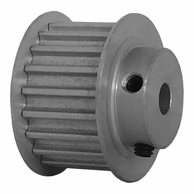 Dayton Timing Pulley: Curvilinear, Fixed, For 15 mm Belt Wd, 20 Teeth, 5 mm Pitch - HTD Section Fixed-Bore Timing Pulleys with Hub
