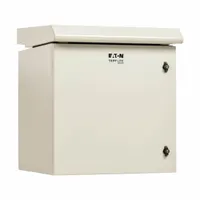EATON TRIPP LITE Server Enclosure with Fan: 12 Rack Units, NEMA 3R, 120V AC, Gray Powder-Coated (MPN SRN3RG12U)