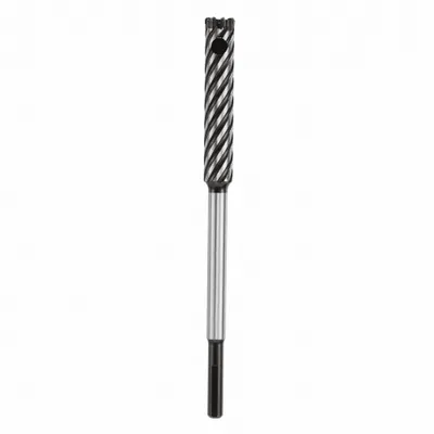 BOSCH Rebar Cutter: 7/8 in Drill Bit Size, 10 in Max Drilling Dp, 12 in Overall Lg - 3-Flat-Shank Rebar Cutting Drill Bits