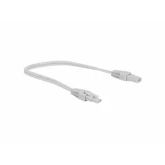 Linking cable for connecting multiple task lights in under-cabinet and accent lighting installations. Measures 12 inches in length. Enables daisy-chain power connection across fixtures.