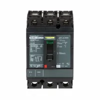 Molded Case Circuit Breaker: 20 A Amps, 25kA at 240V AC, Fixed, Line/Load Lug, ABC, 3 Poles, 600V AC (MPN HDL36020)