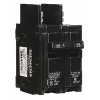 Bolt-on miniature circuit breaker rated 35 A at 120/240V AC with 2 poles. Provides overcurrent protection in electrical distribution systems. Suitable for use in panelboards where bolt-on mounting is required