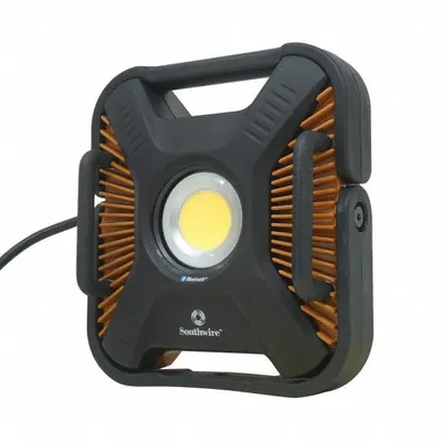 SOUTHWIRE Work Light: 6,000 lm Max Brightness, LED, 5, 5 Brightness Levels, 1 Lamp Heads - Floor Stand Lights