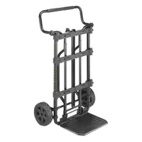 DEWALT Tough System Hand Truck: 20 1/8 in W x 26 7/8 in D x 43 5/8 in H, Black (MPN DWST08210)