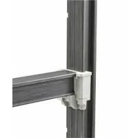 Shelf traverse for use with Elements Xtra shelving systems. Includes two posts. Color: Speckled Gray. Dimensions: 30 in height, 60 in depth, 24 in length. Provides structural support and stability in commercial shelving applications