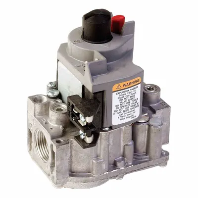 HONEYWELL HOME Gas Valve: Standing Pilot, Dual Stage, 290,000 BtuH, Fast Opening, 24V AC - Standing Pilot Gas Valves