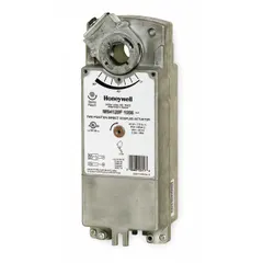 On/Off, spring return actuator with self-centering clamping shaft for 95° stroke rotation (CW/CCW). Operates on 100 to 250V AC input via screw terminals. Includes auxiliary switch. Suitable for on/off control of valves and dampers in building automation systems.