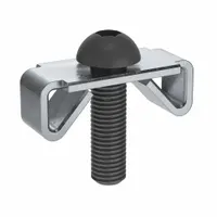 Standard End Fastener: Std End Fastener, 40 Series, 15.9 mm x 33.1 mm, For 8 9/64 mm Slot Wd, Silver (MPN 40-3891)