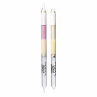 DRAEGER CH31201 gas detection tube for use with DRAEGER Accuro pumps. Detects olefine (CNH2N) including propylene and butylene. Measurement range: 0.06 to 3.2% vol (propylene) and 0.04 to 2.4% vol (butylene). Pack of 10 tubes for spot-check monitoring in industrial environments where unsaturated hydrocarbons may be present