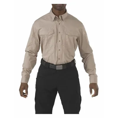 5.11 Stryke Shirt Tall Khaki 3XL (MPN 72399TABR-055-3XL) - Men's Tactical Collared Work Shirts