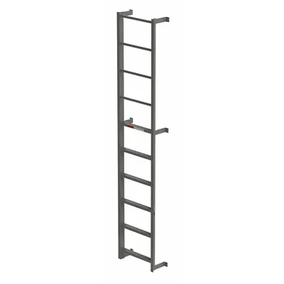 OEM Fixed Ladder: 10 ft Overall Ht - Fixed Ladders