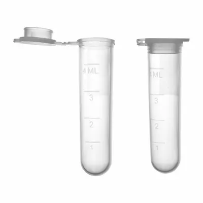 OEM APPROVED VENDOR Polypropylene Test Tube, 5 mL, Graduated, with Snap Cap, C0905 - Plastic Test Tubes