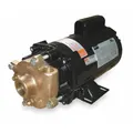 Straight centrifugal pump for water circulation, transfer, and boosting in industrial and commercial systems. Features 1/3 hp motor, ODP enclosure, 115/230V AC, 44 ft max head, 1 in intake and 3/4 in discharge connections.